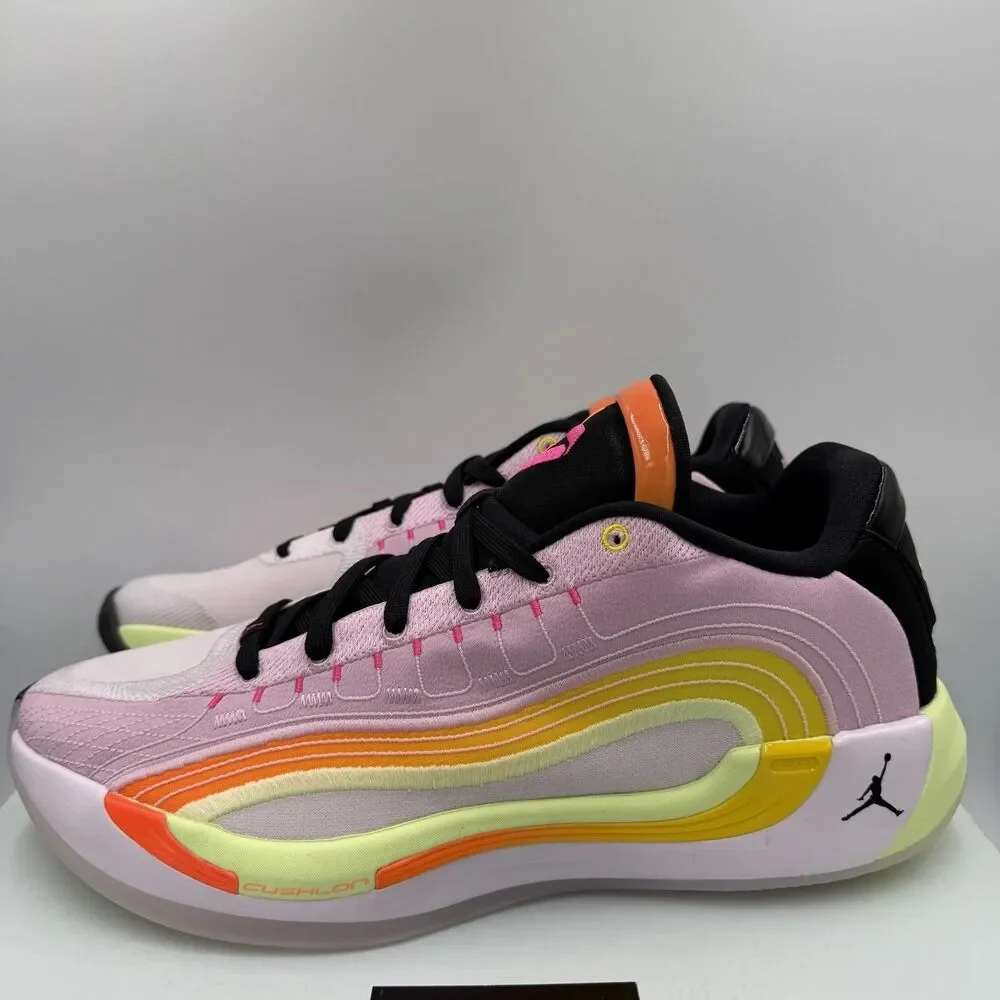 Jordan Luka 4 Gone Fishing Sneakers Pink Yellow IB7903-600 Men's Size 10.5 Shoes